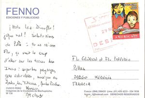 Courrier du Pérou