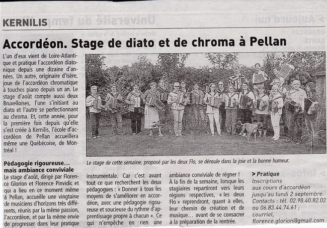 Le Tlgramme, aot 2013