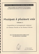Musiques  plusieurs voix Volume 1